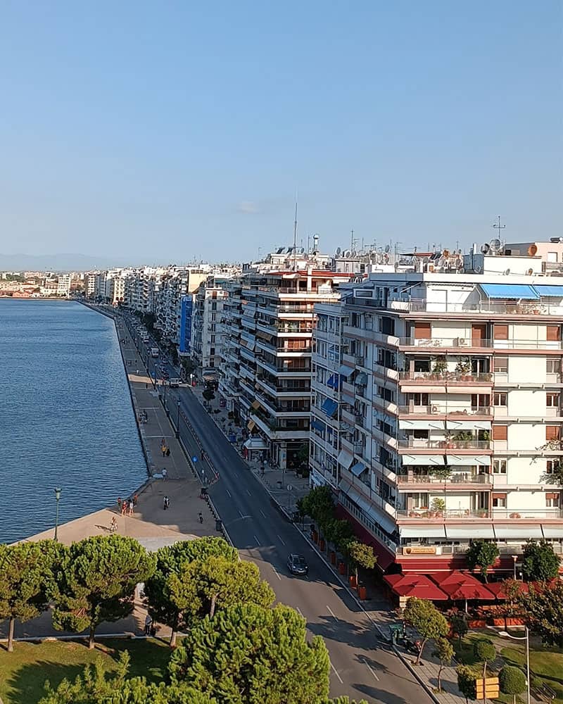 Η Λεωφόρο Νίκης από τον Λευκό Πύργο