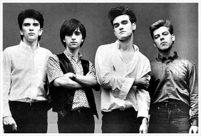 Οι Smiths το 1984, Johnny Marr, Andy Rourke, Morrissey, Andy Rourke
