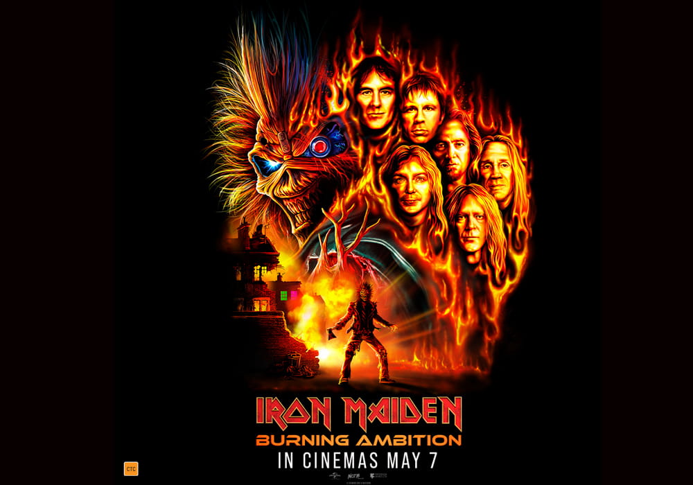 Νέο trailer για το ντοκιμαντέρ των Iron Maiden, Burning Ambition