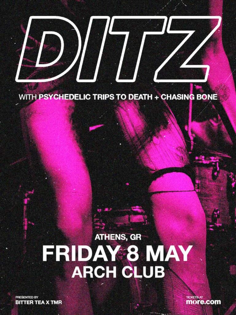 Οι Βρετανοί noise rockers DITZ επιστρέφουν στην Αθήνα και στο ARCH Club