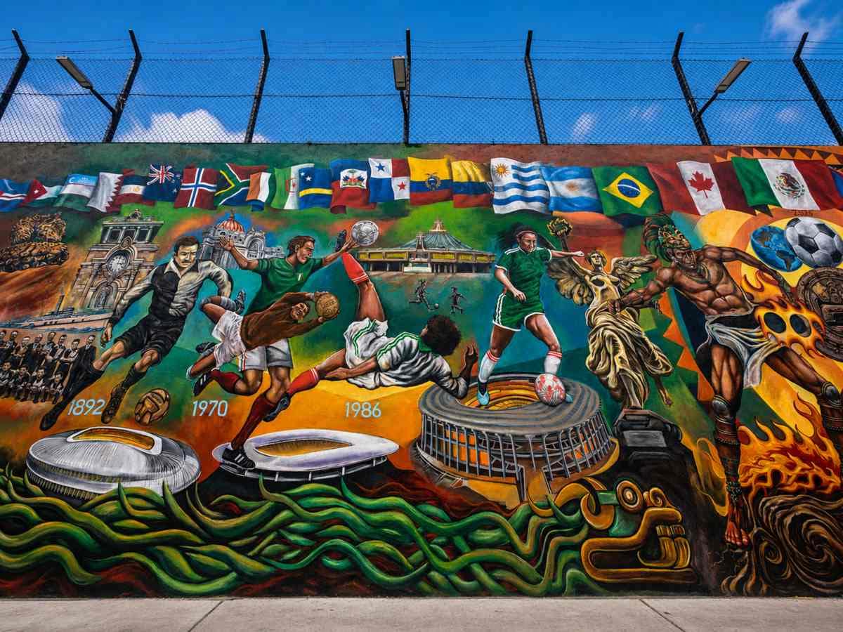 Μουντιάλ 2026: Ένα Επικό Ποδοσφαιρικό Mural 200 τ.μ. στο Μεξικό Μόλις Έσπασε Ρεκόρ Guinness
