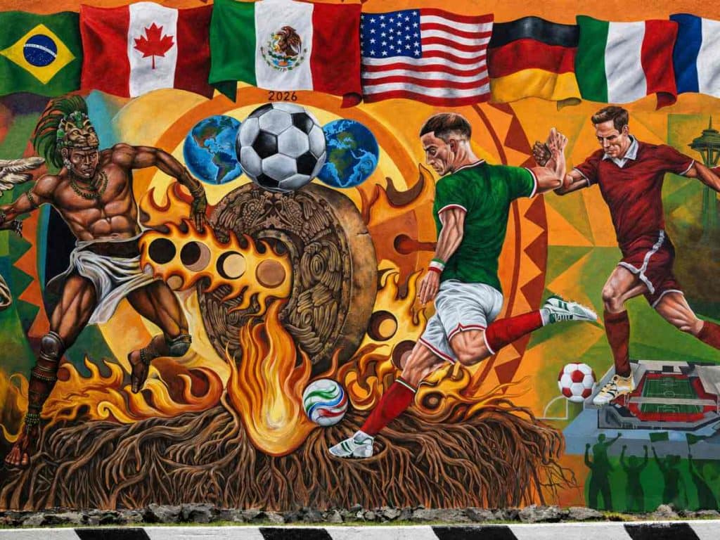 Μουντιάλ 2026: Ένα Επικό Ποδοσφαιρικό Mural 200 τ.μ. στο Μεξικό Μόλις Έσπασε Ρεκόρ Guinness
