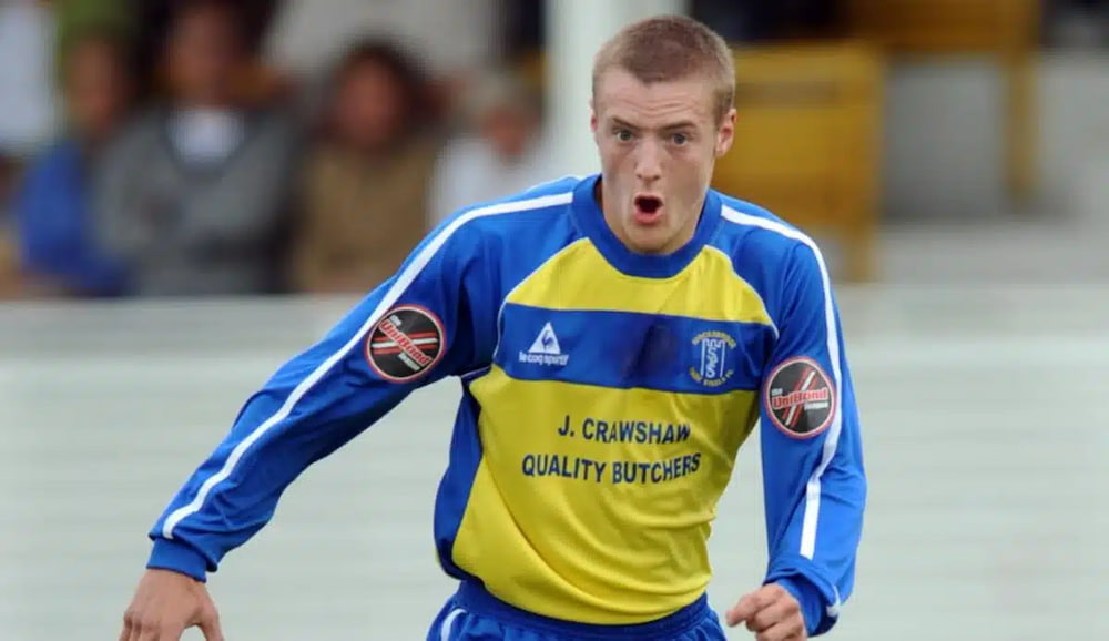 Ο Vardy με την φανέλα της Stocksbridge Park Steels κατά την περίοδο 2006–2010