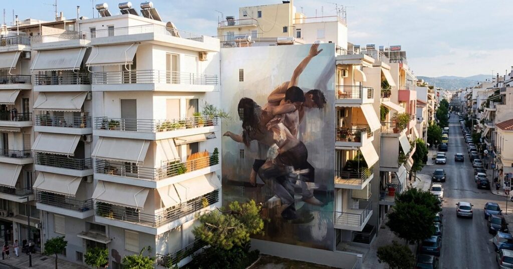 Το Εντυπωσιακό Mural «Contradictions» του Guido Palmadessa στην Πάτρα