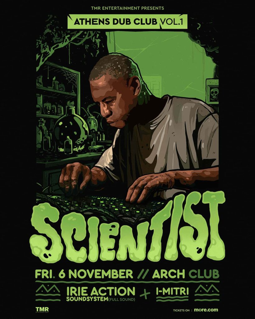 Ο Θρυλικός Scientist Εγκαινιάζει το Athens Dub Club στο ARCH Club