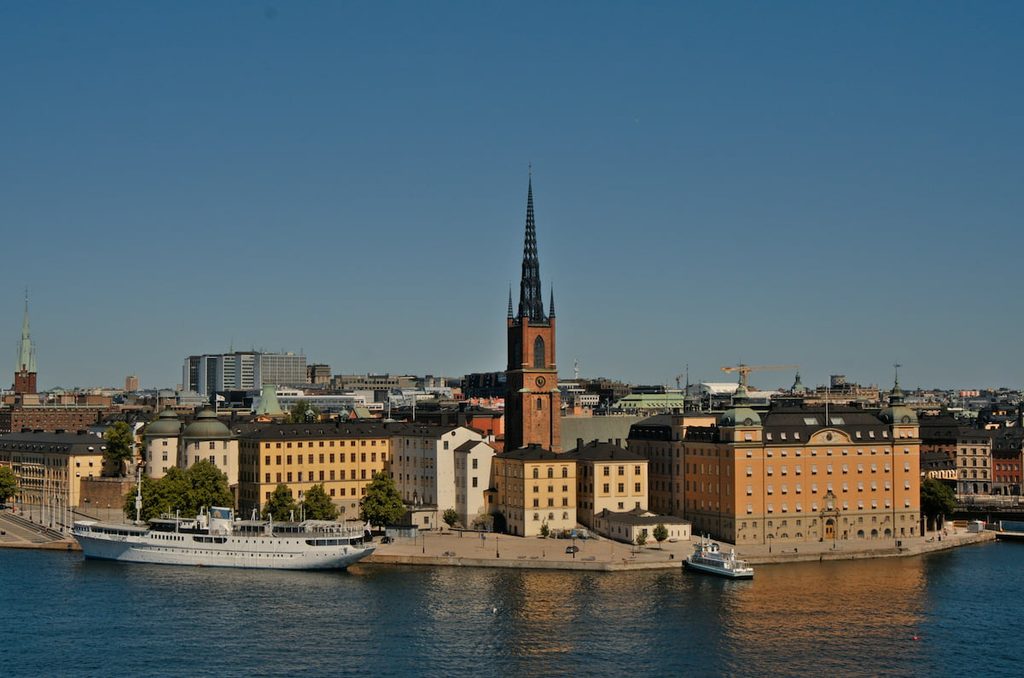 H εκκλησία Riddarholmen, στο ομώνυμο νησί κοντά στο Gamla Stan